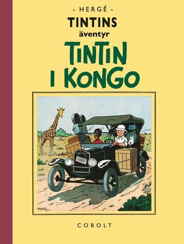 Tintins äventyr - Tintin i Kongo retro HC